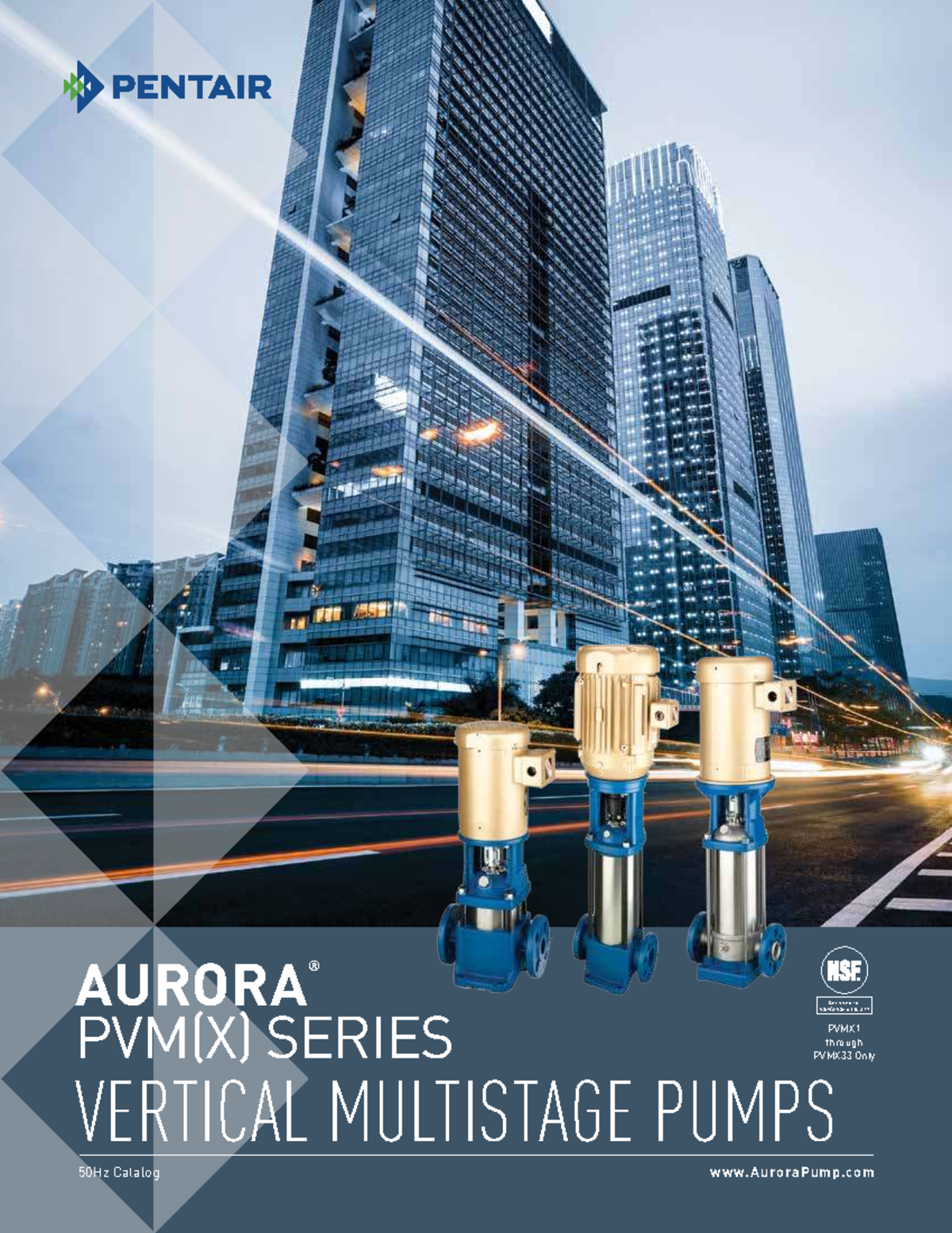 AURORA PVM(X) SERIES Vertical Multistage Pumps Catalog 50Hz - Studocu