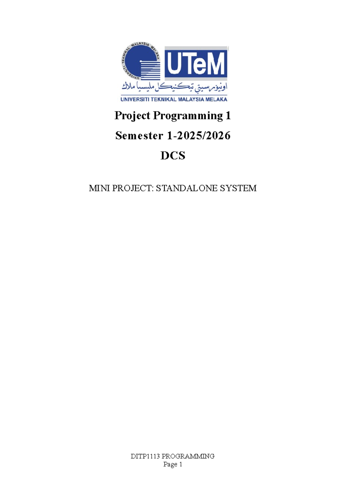 DCS Project: ETS Booking System Development Summary - Studocu