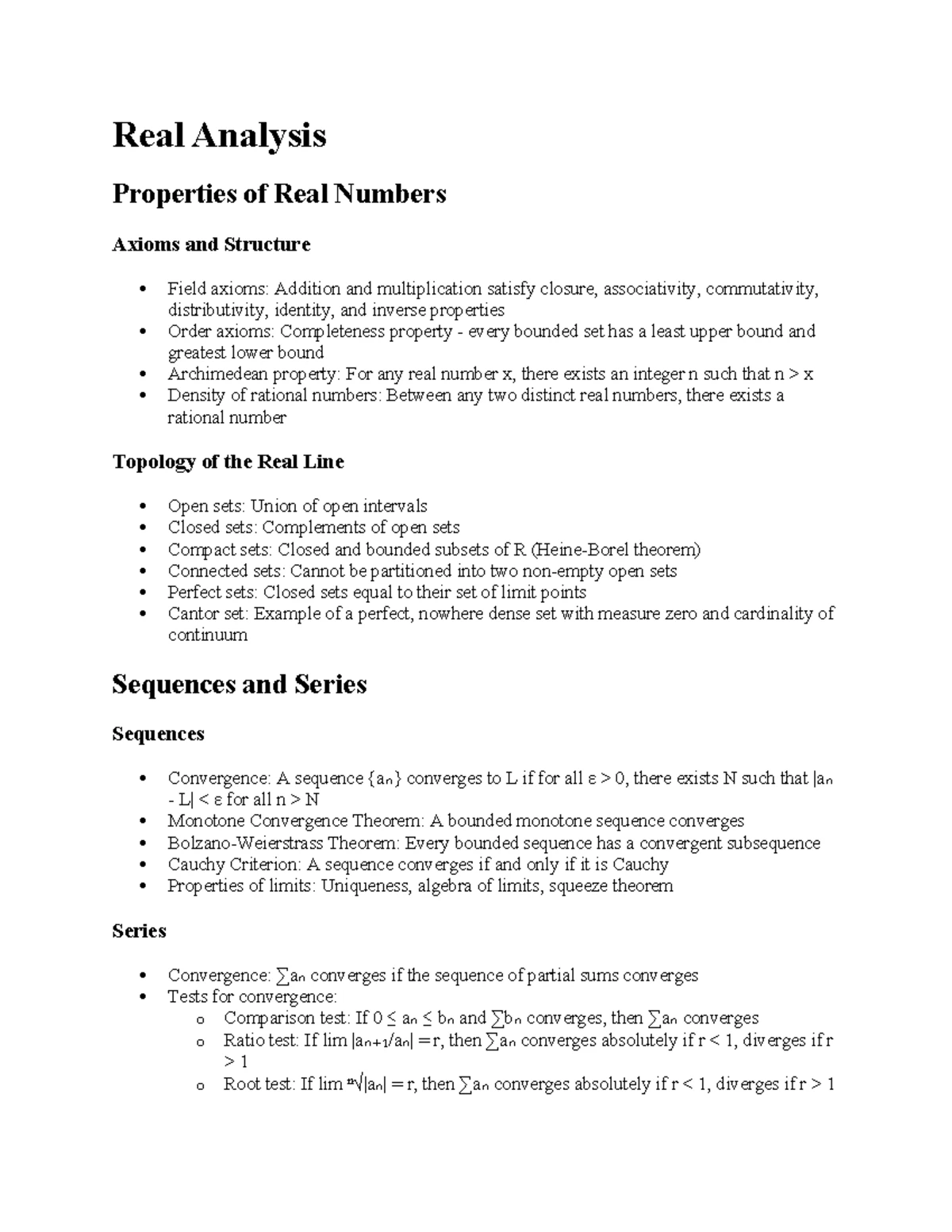 Numerical Analysis - Math Notes (Course Code: MATH 101) - Studocu