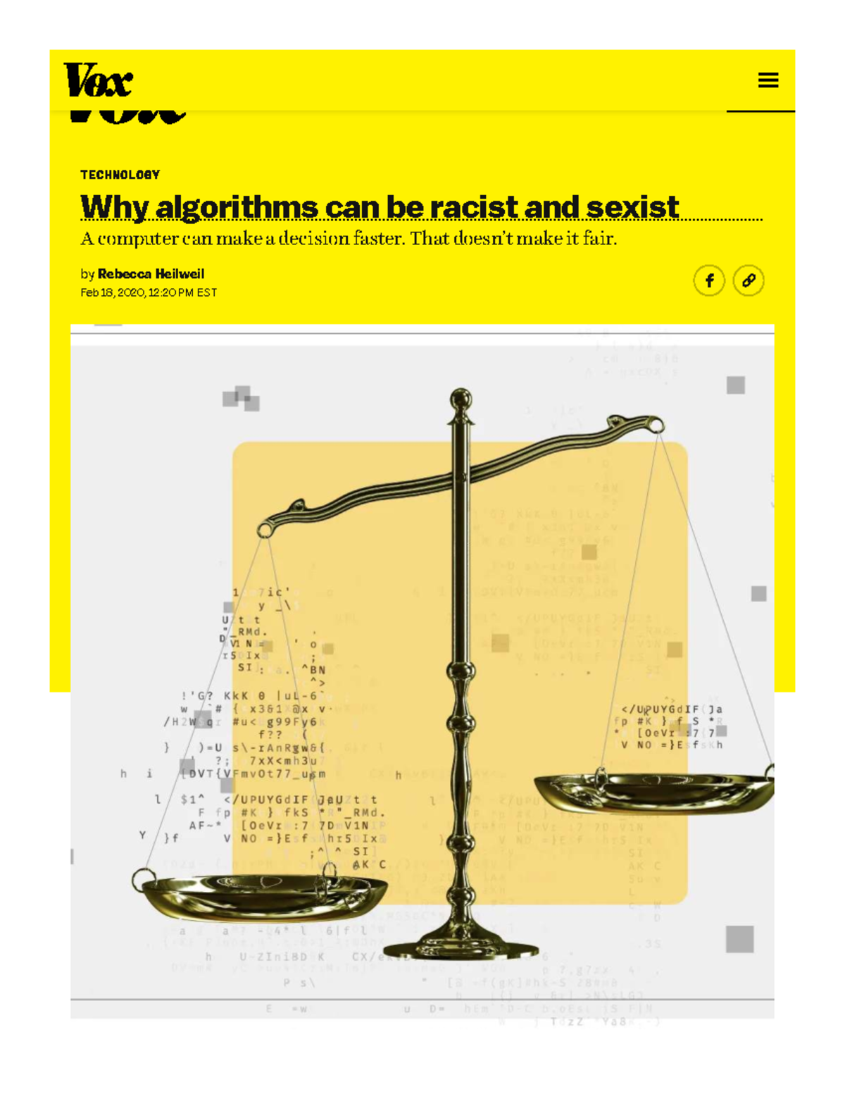 Algorithms and Bias: Understanding Racism and Sexism in AI - Studocu