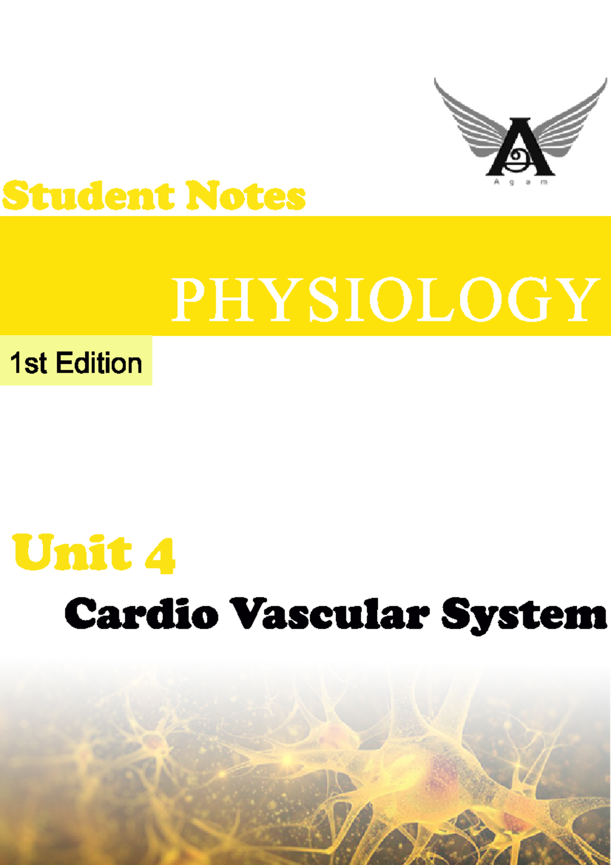 Physiology 1st Edition Unit 4: Cardiovascular System Notes - Studocu