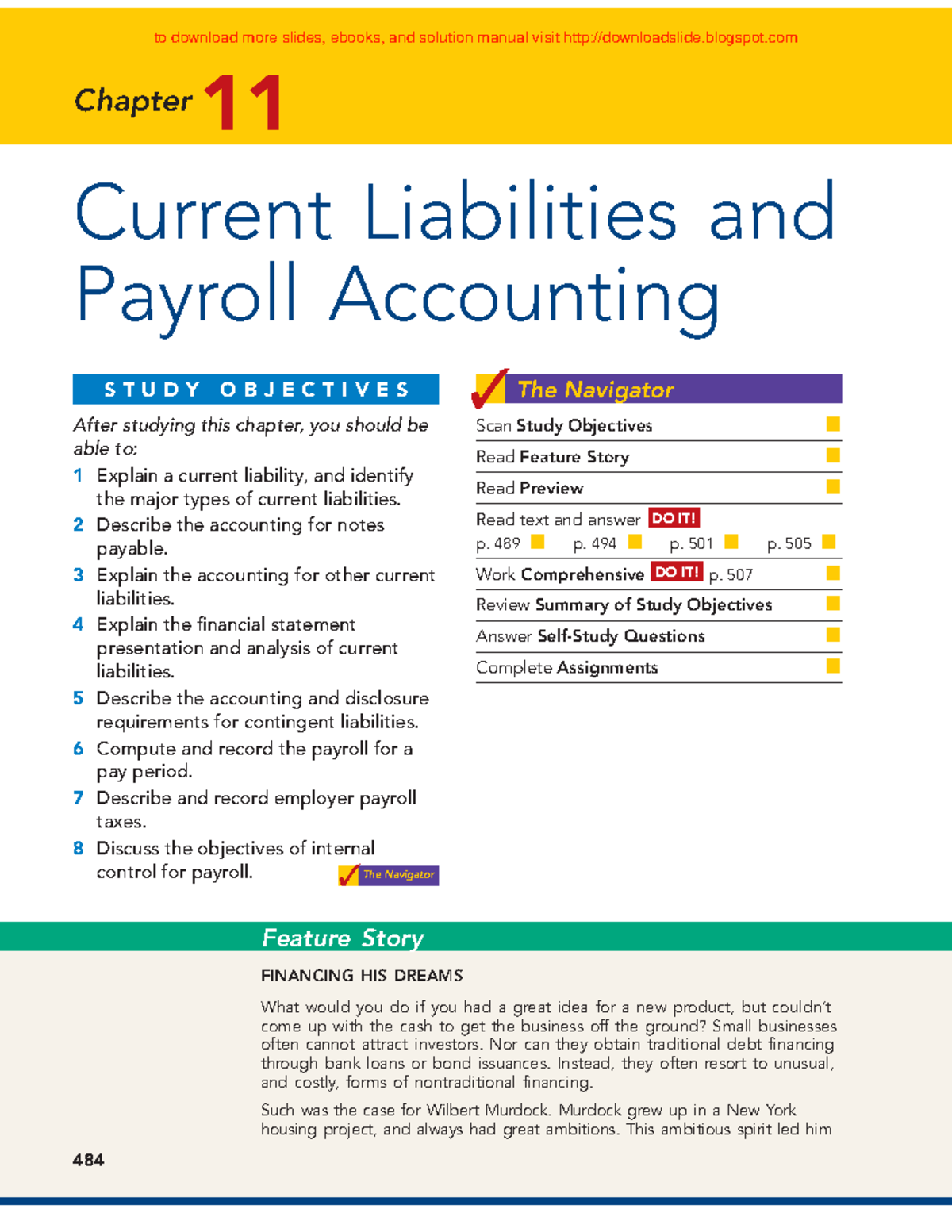 Chapter 11 - Chapter 11 Current Liabilities and Payroll Accounting Scan ...