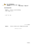 Practice materials for Studying Mathematical Methods- Unit 1 in VCE ...