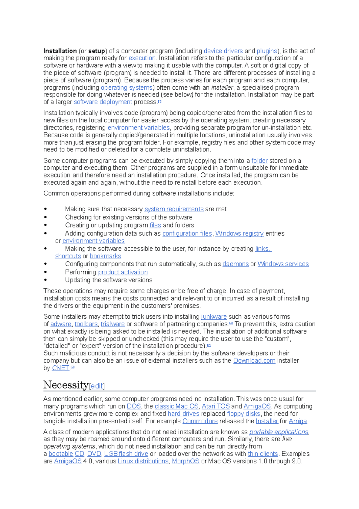Comprehensive Guide to Software Installation Process 2 - Studocu