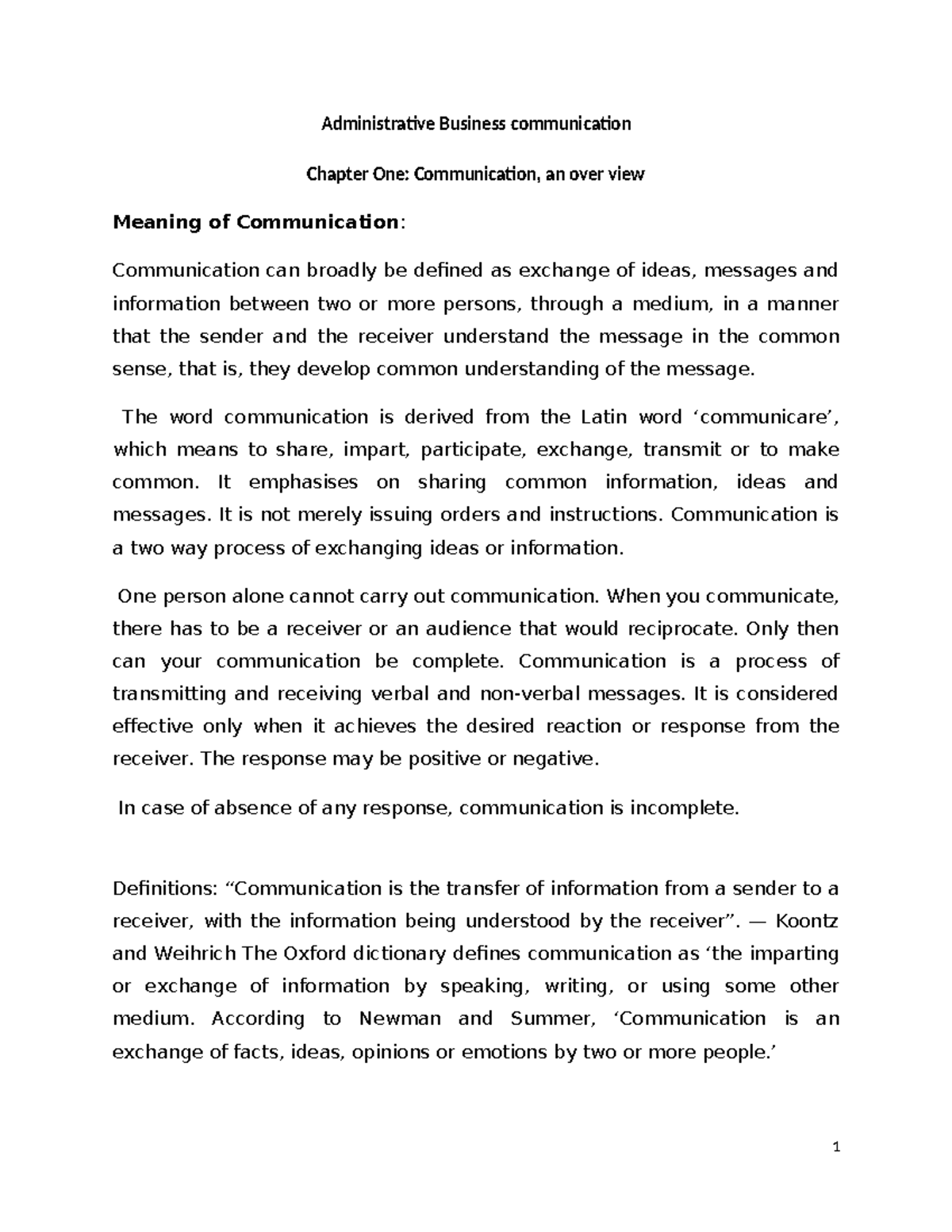 Chapter 1 - communication in international marketing - Administrative ...