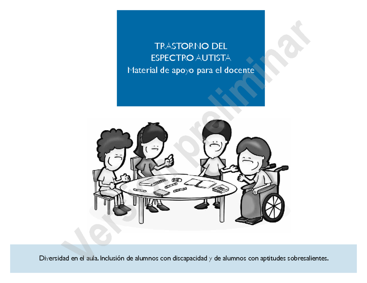 8. Autismo - ESTRATEGIAS PARA DOCENTES - Diversidad en el aula ...