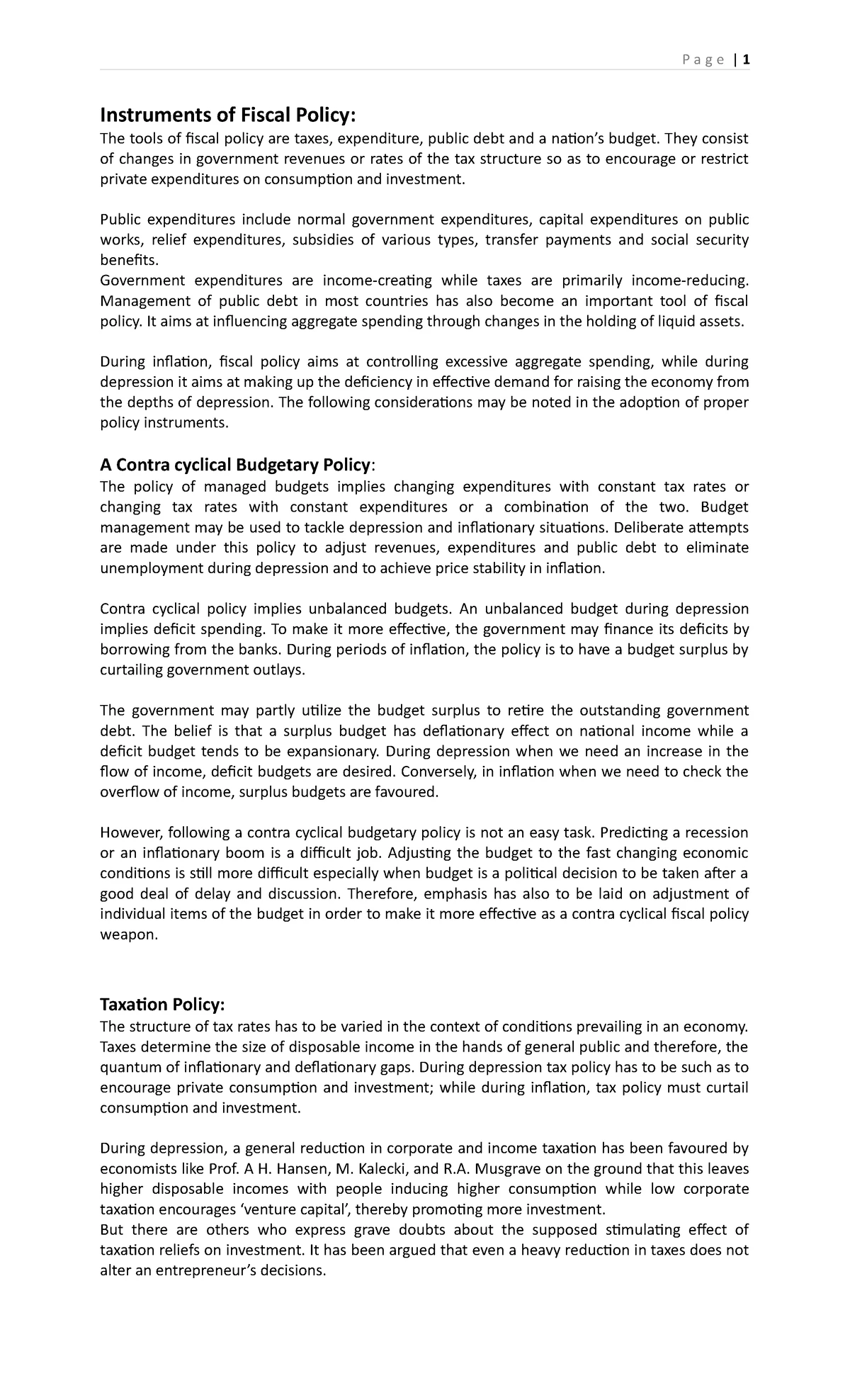 Instruments of Trade Policy: A Detailed Overview (ECO 101) - Studocu