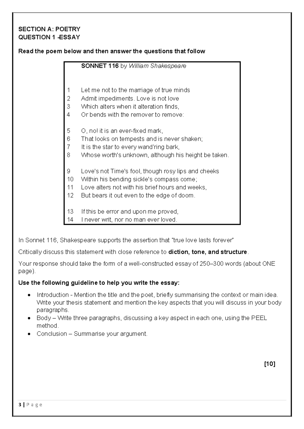 Poems CW 071849 - Poetry Analysis and Contextual Questions 2026 - Studocu