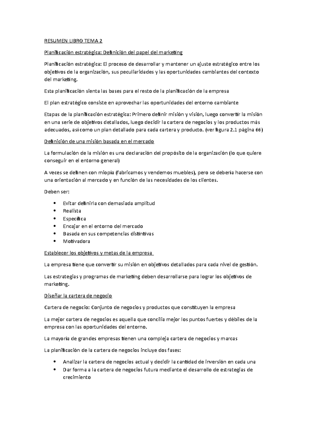TEMA 2 - Resumenes y apuntes del tema 2 del libro - Principios de ...