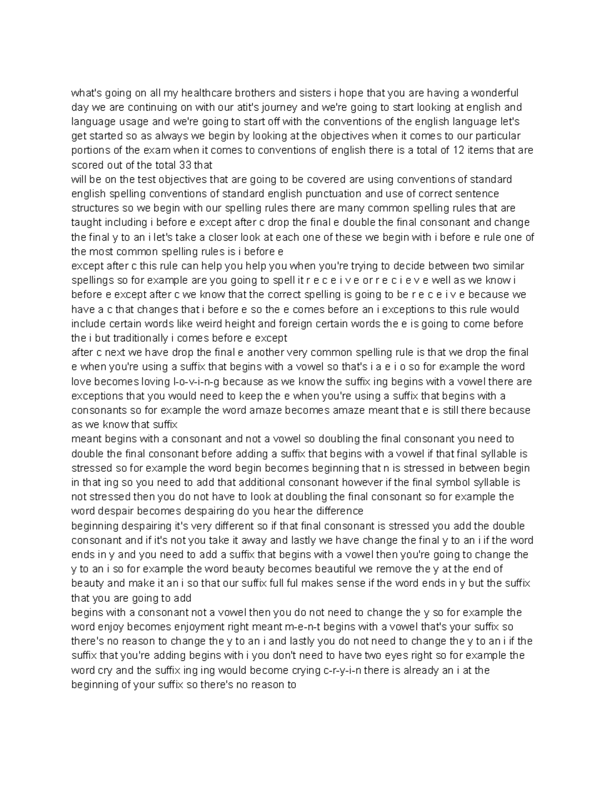 ATIT English Language Usage: Conventions, Structure & Punctuation Rules ...