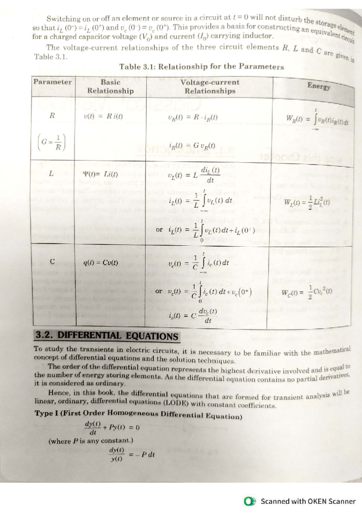 Unit 2 - Transient Analysis of RLC Circuits and Differential Equations ...