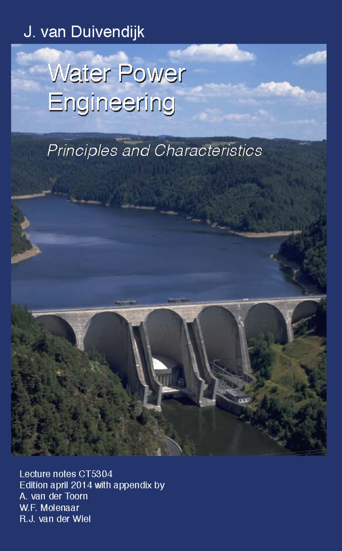Water Power Engineering Lecture Notes CT5304 - Principles ...