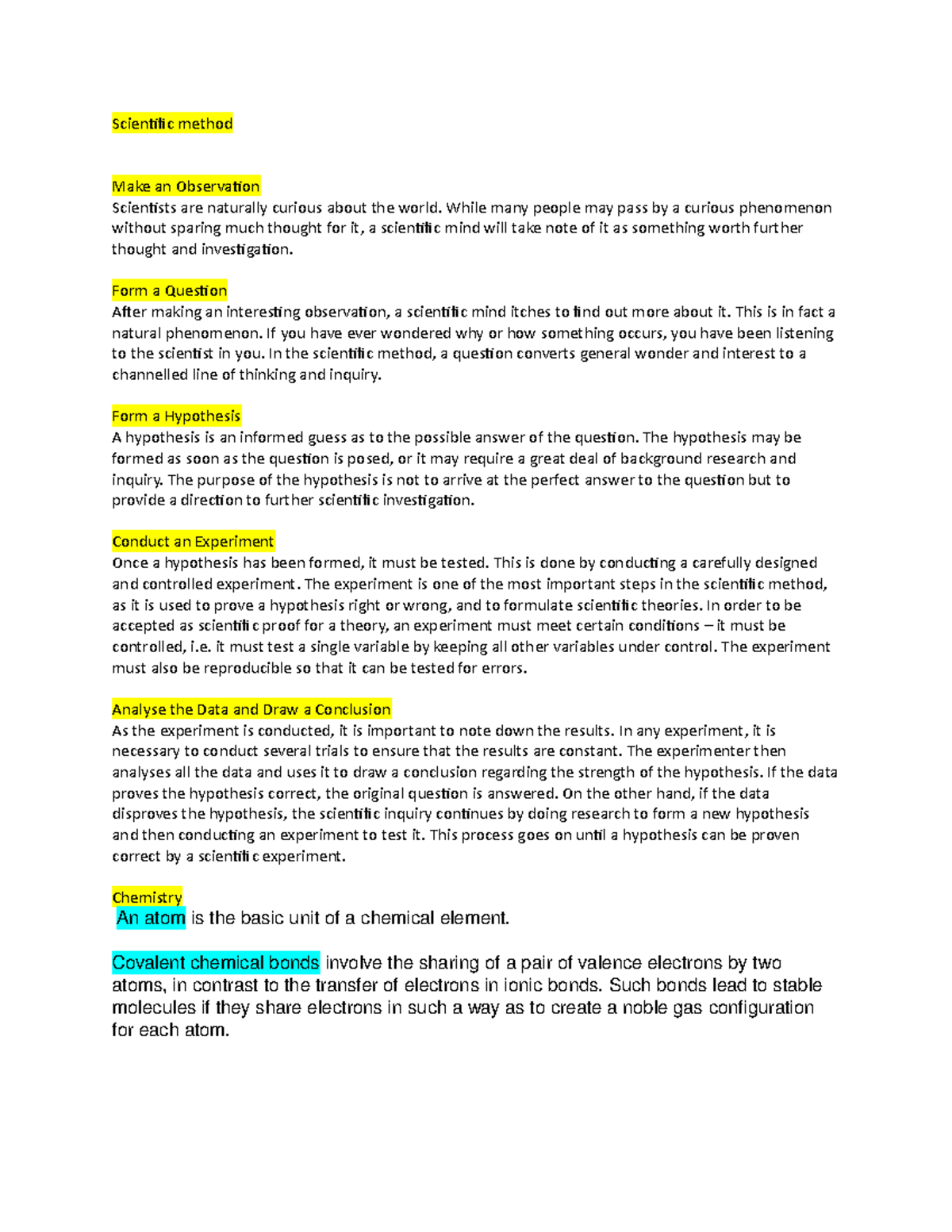 Bio 100 Lecture Notes: Scientific Method & Cell Biology Insights - Studocu