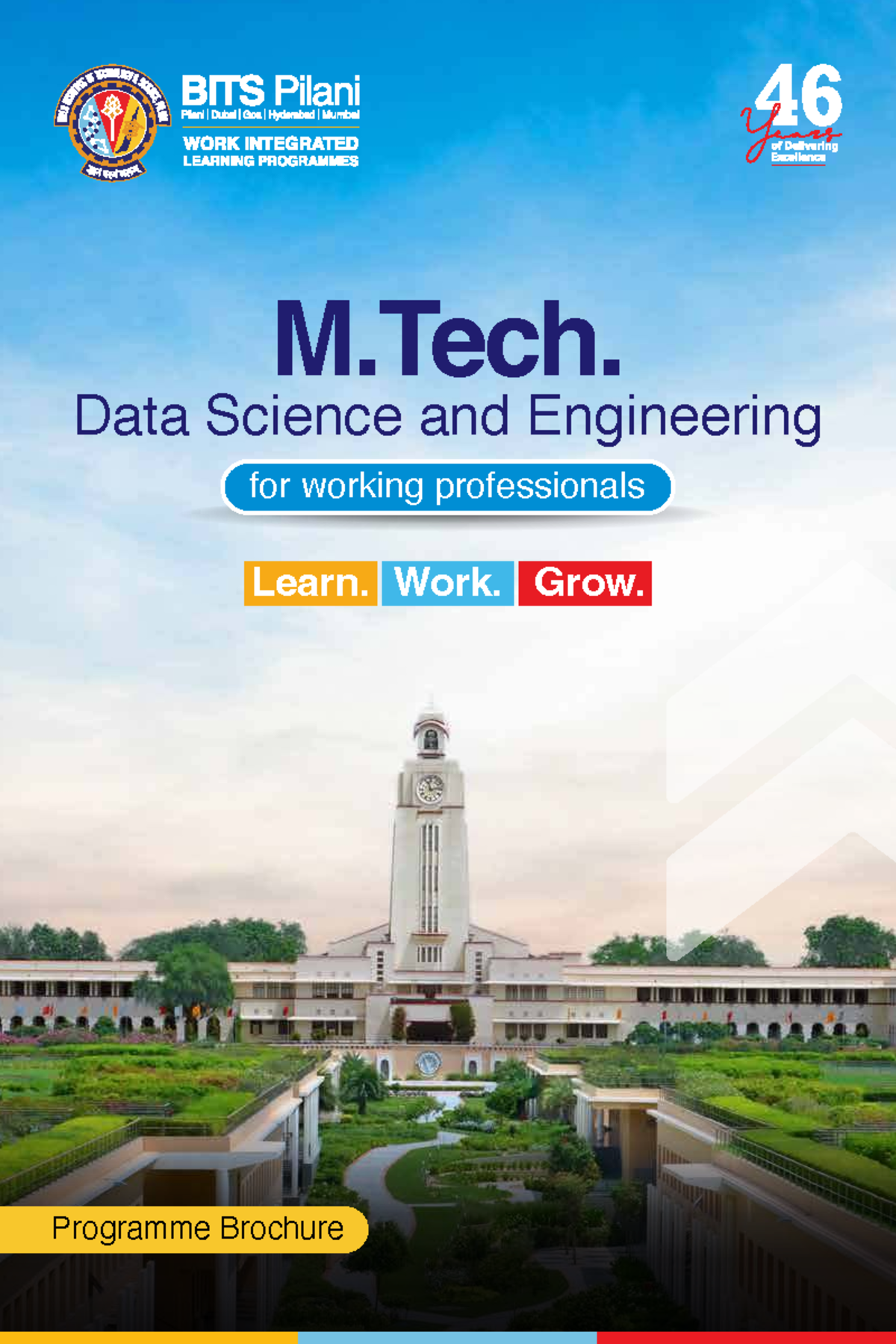 M.Tech. Data Science & Engineering: Comprehensive Programme Brochure ...