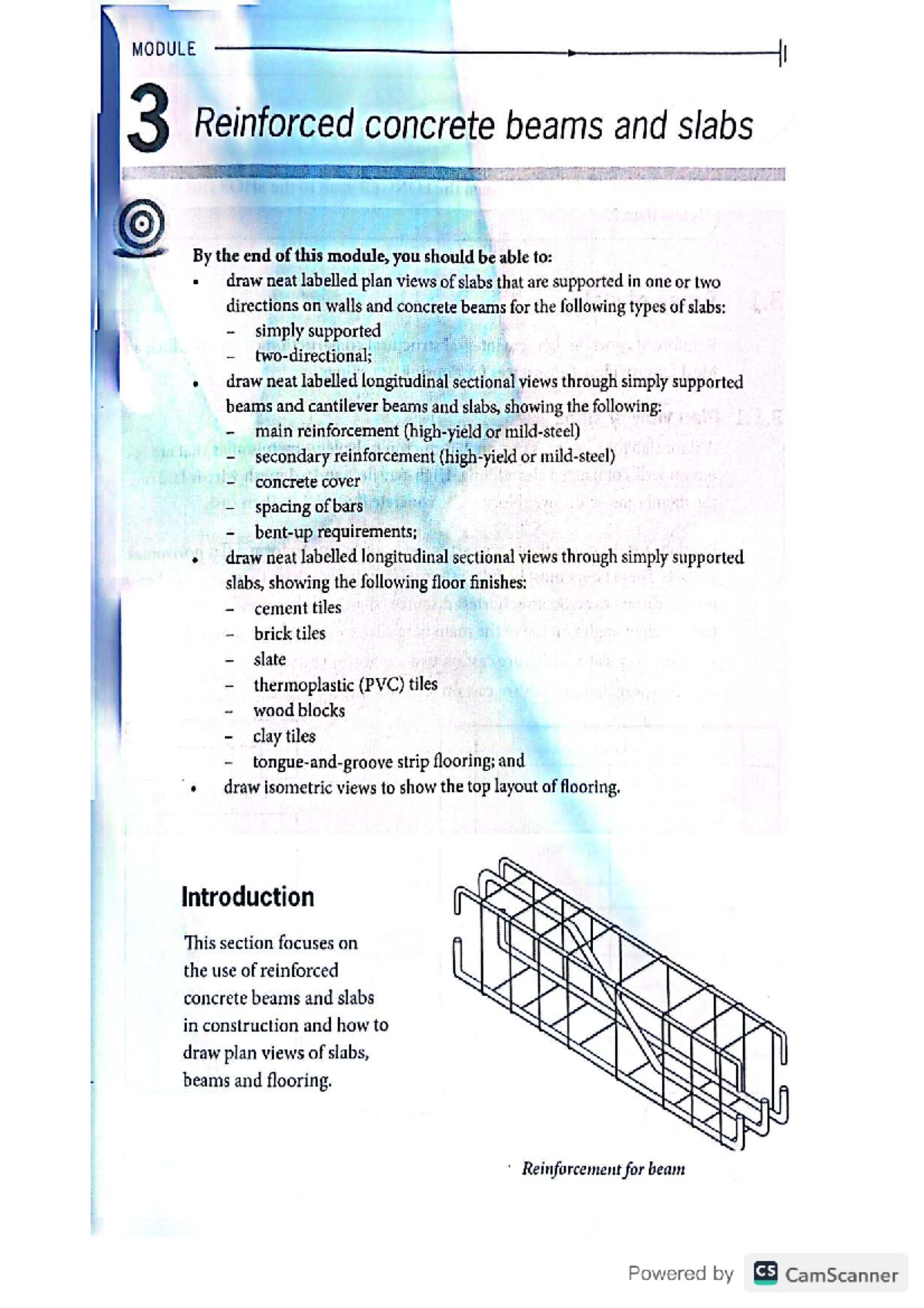 N5 BSC MOD3 - Reinforced Concrete Beams and Slabs Overview - Studocu