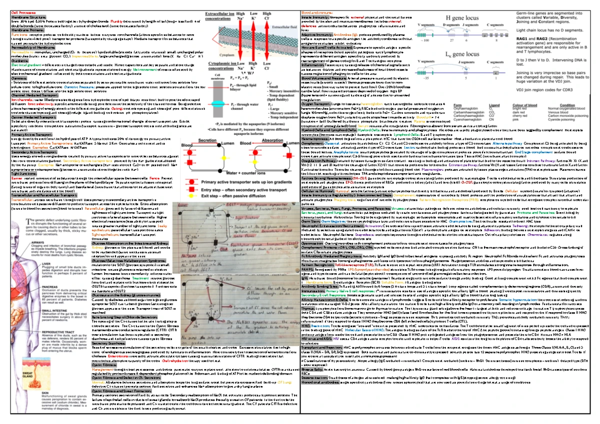 Biosci 107 cheat sheet - Lab Osmolarity = φ x i x c Osmolarity only ...