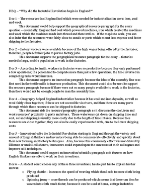 Ch. 20 - How to Write a DBQ - How to write a DBQ essay: Step 1: Read ...