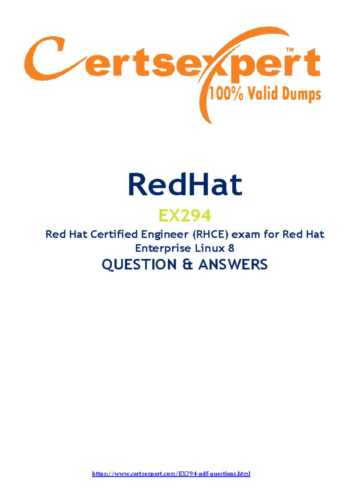 Rhce exam dumps - Rhce - RedHat EX Red Hat Certified Engineer (RHCE ...