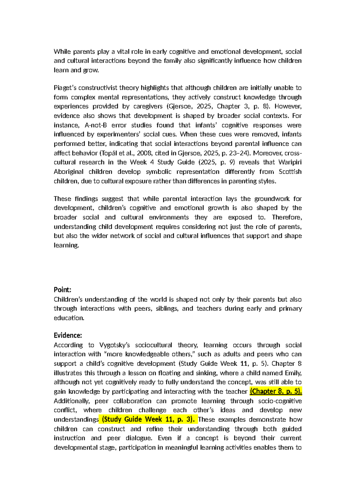 Understanding Child Development: The Role of Parents and Social ...
