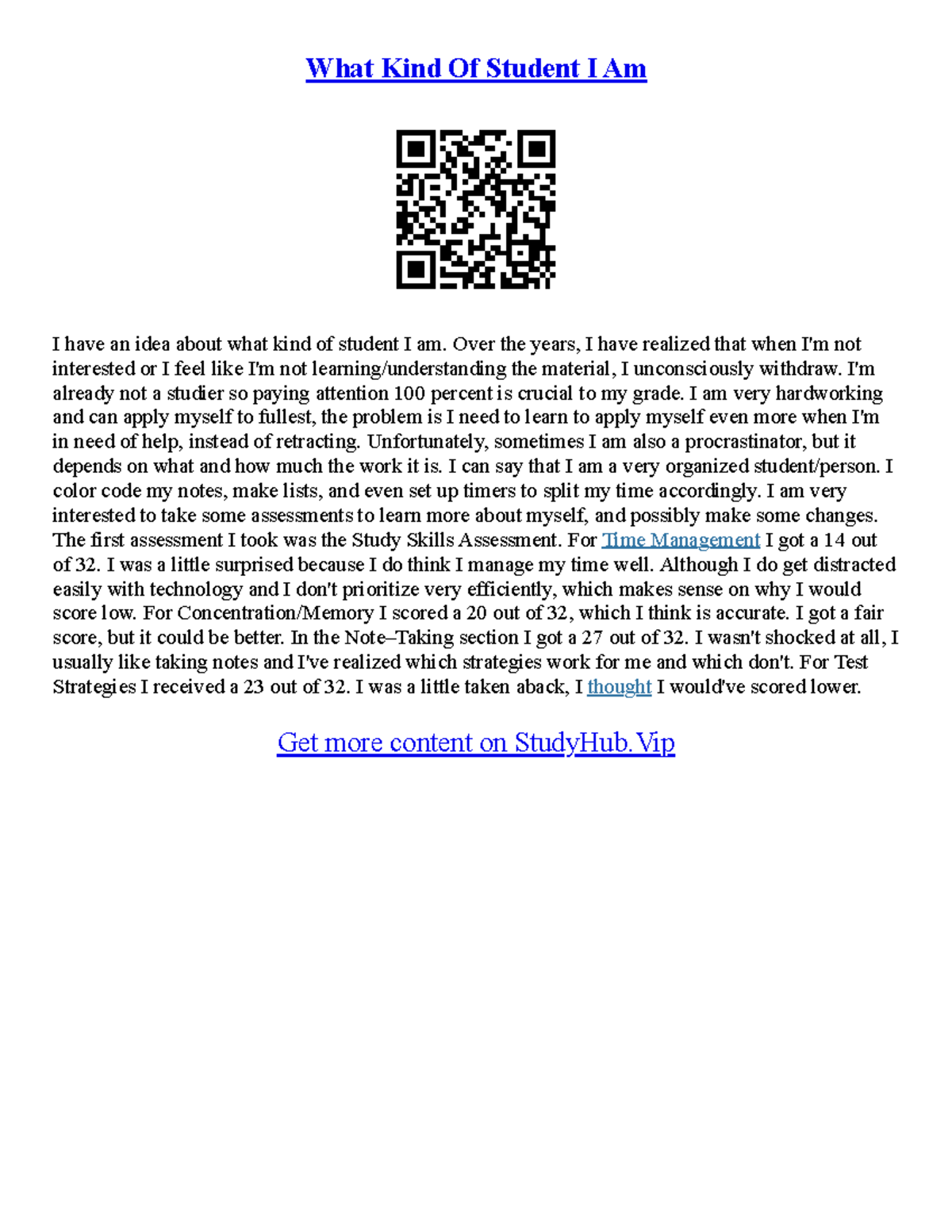 ENG 101: I Am - Personal Reflections Through Essay Examples - Studocu