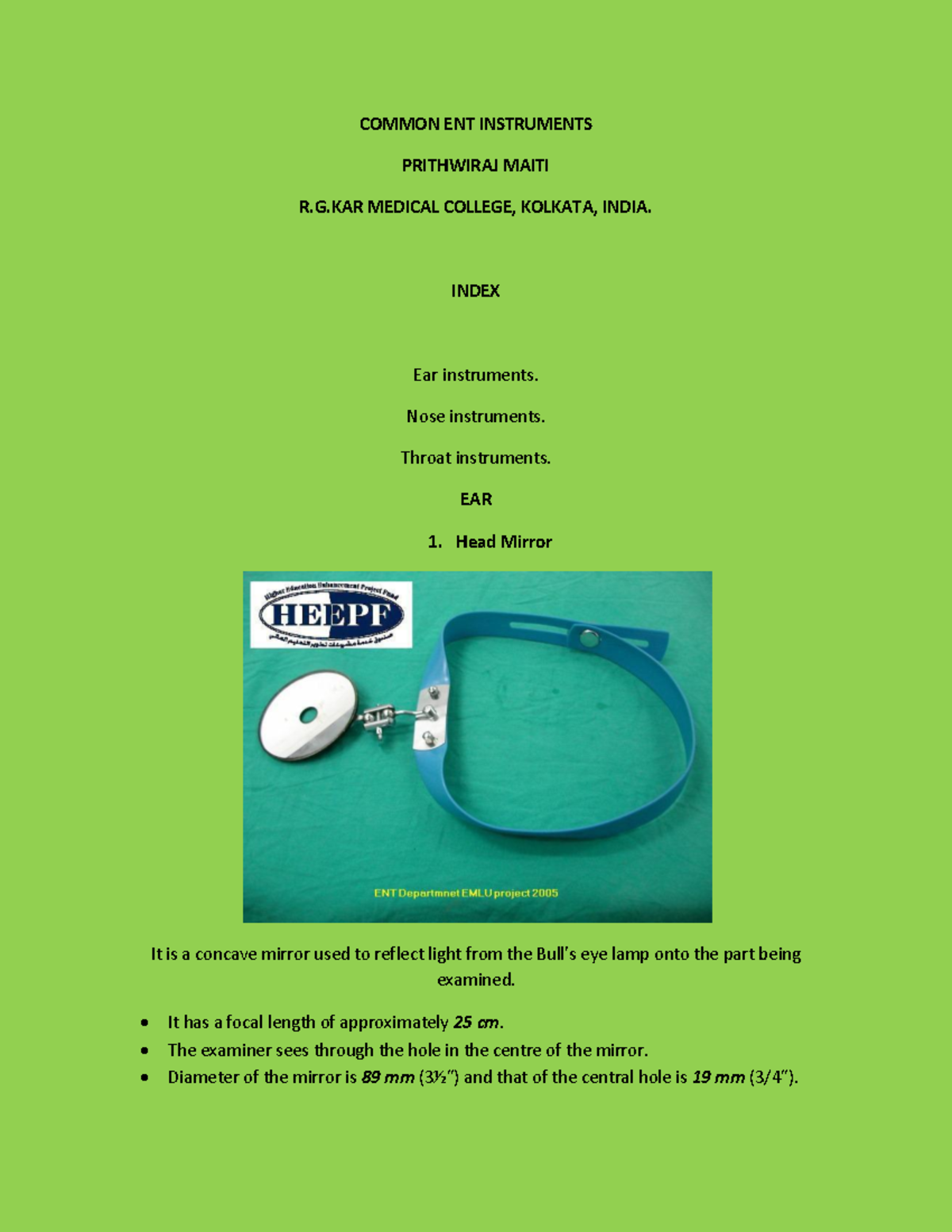 Ent-instruments 220308 155325 - COMMON ENT INSTRUMENTS PRITHWIRAJ MAITI ...