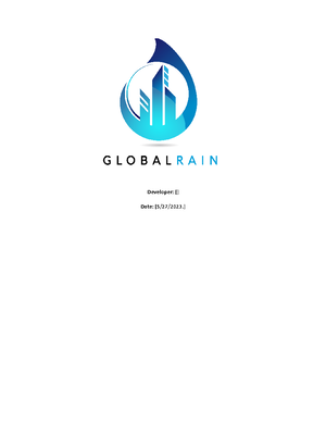 IT 145 Global Rain Summary Report Template - Developer: Ricardo Pierre ...