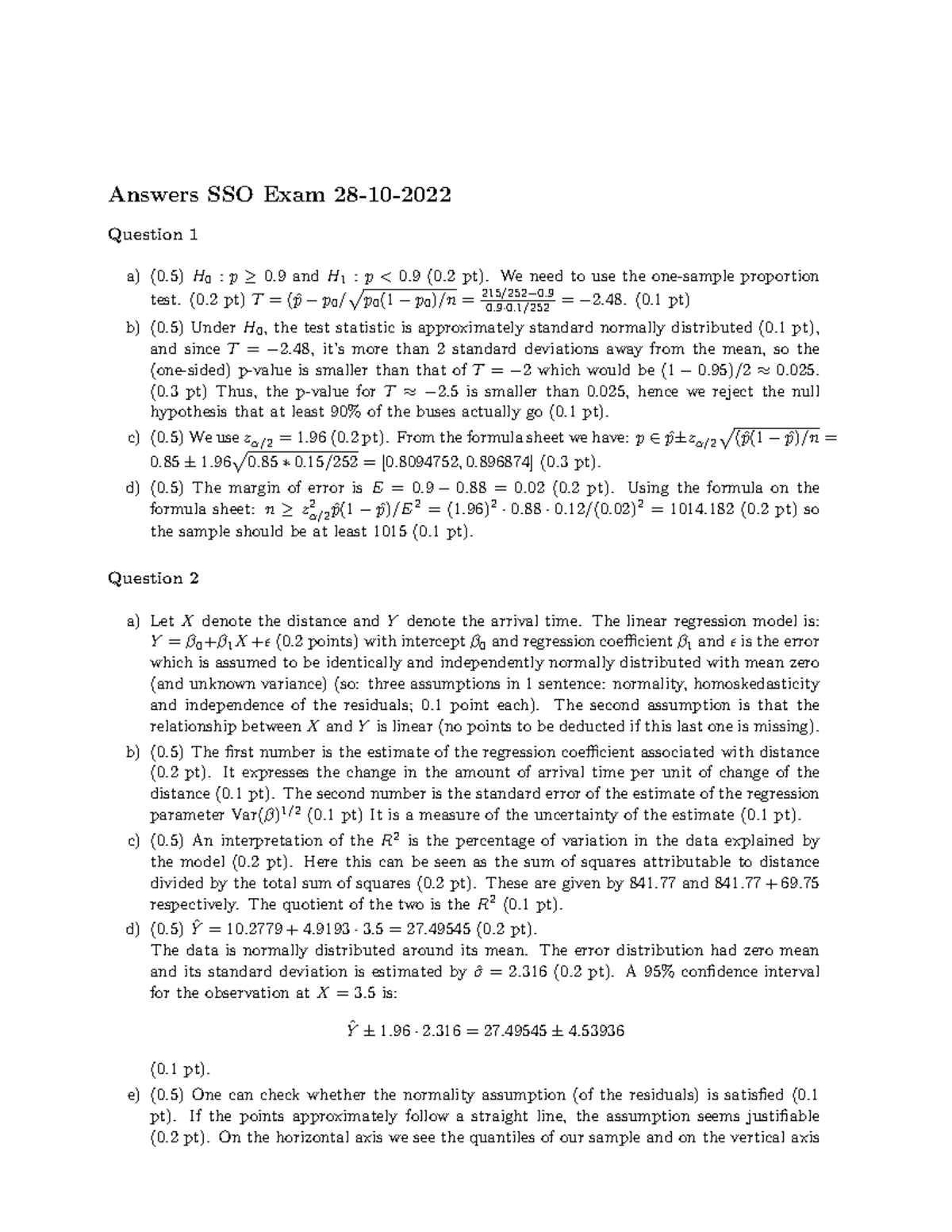SSO Exam Answers - 28 Oct 2022: Detailed Solutions and Analysis ...