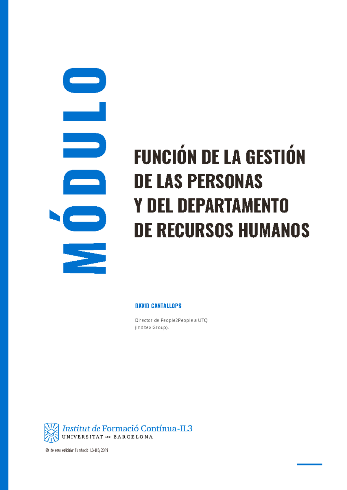 Módulo 1 - RRHH - Módulo que resume la importancia estratégica de los ...