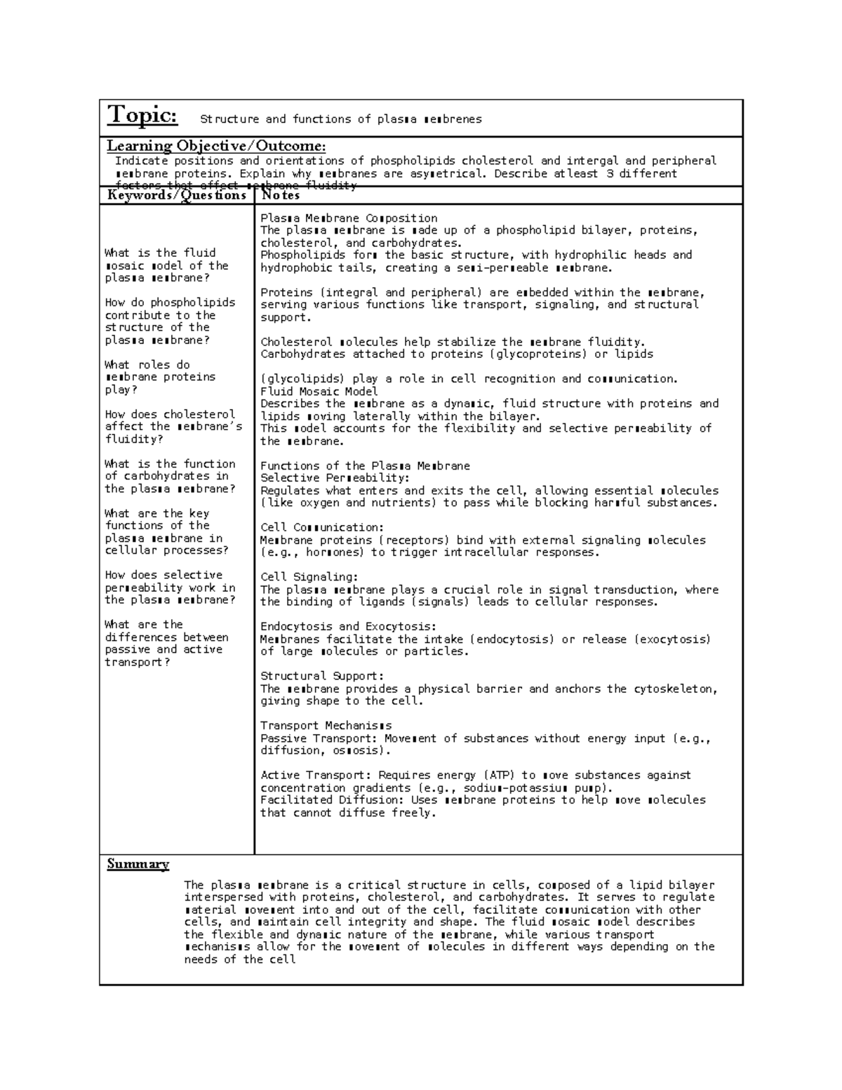 Cornell Notes Template for Effective Study Sessions - Studocu