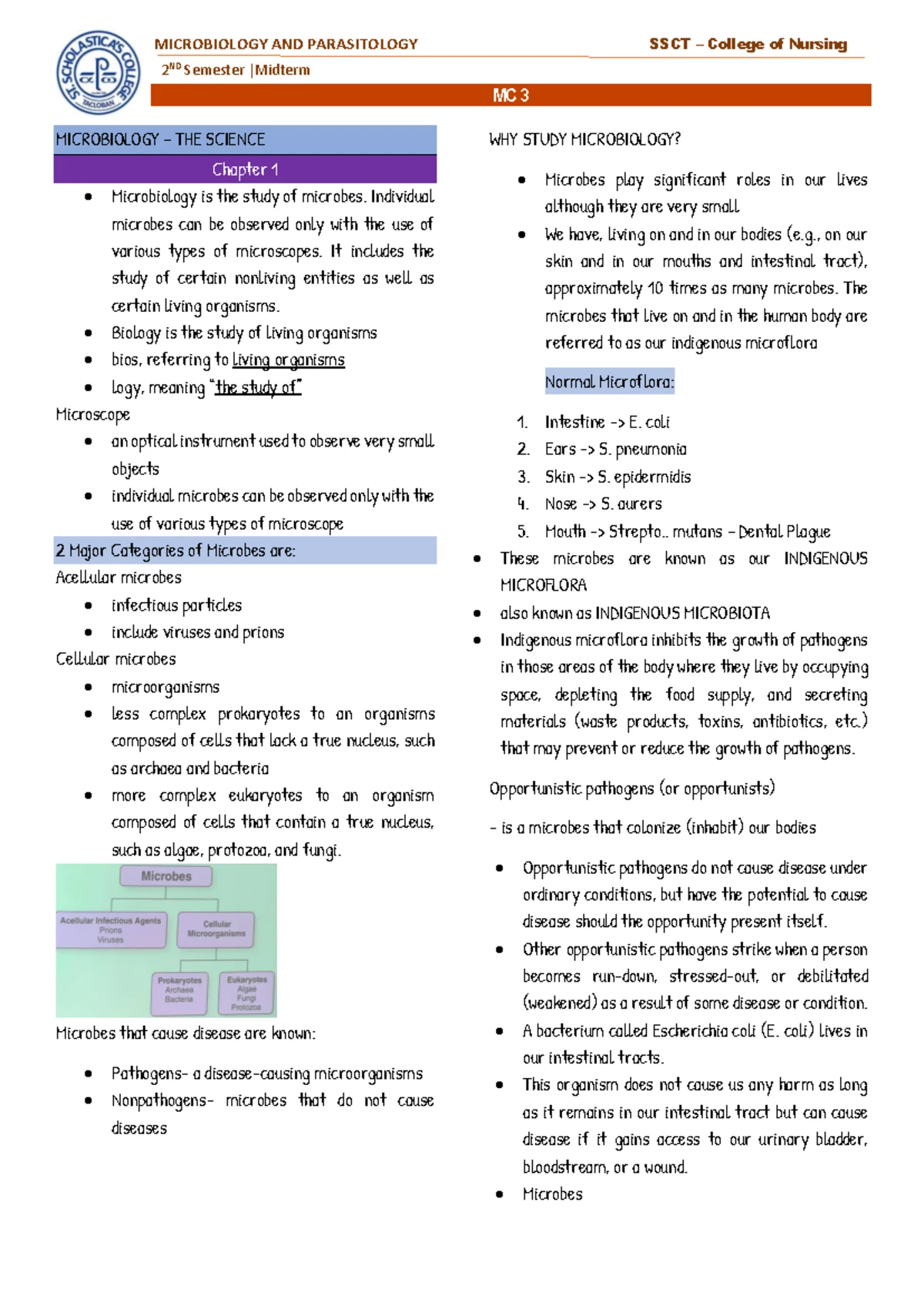Mycology Study Guide - MEDLAB 101 - Fungi and Diagnostic Methods - Studocu