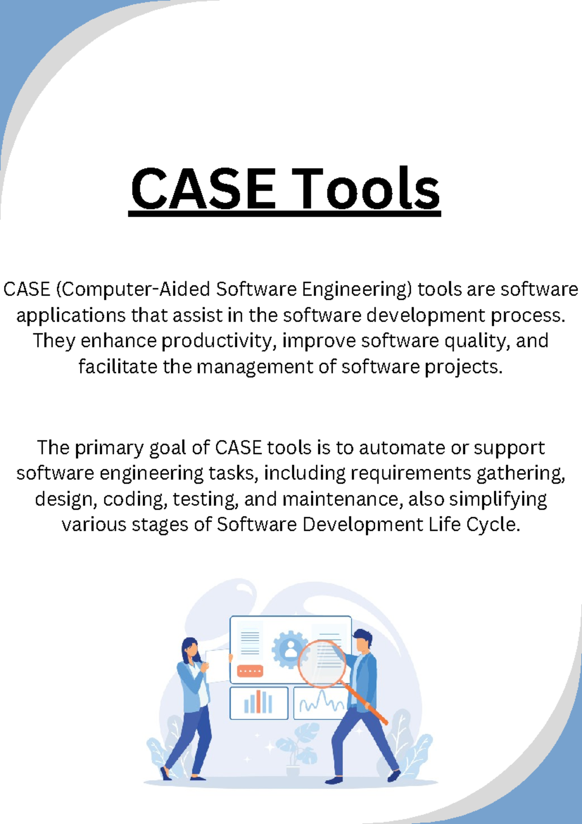 CASE tools and UML assignment 2 System Analysis - CASE Tools CASE ...