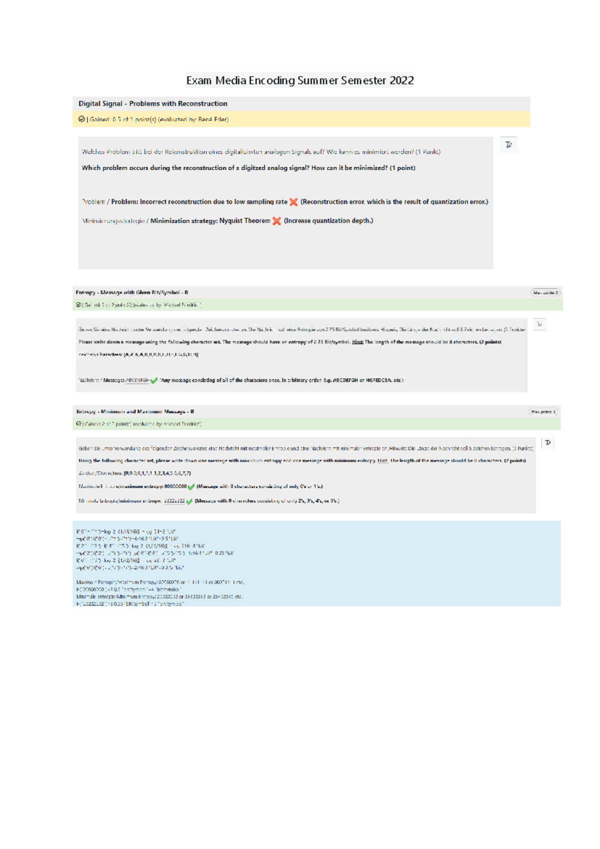 ME Exam So Se22 - Media Encoding Challenges and Solutions - Document Preview