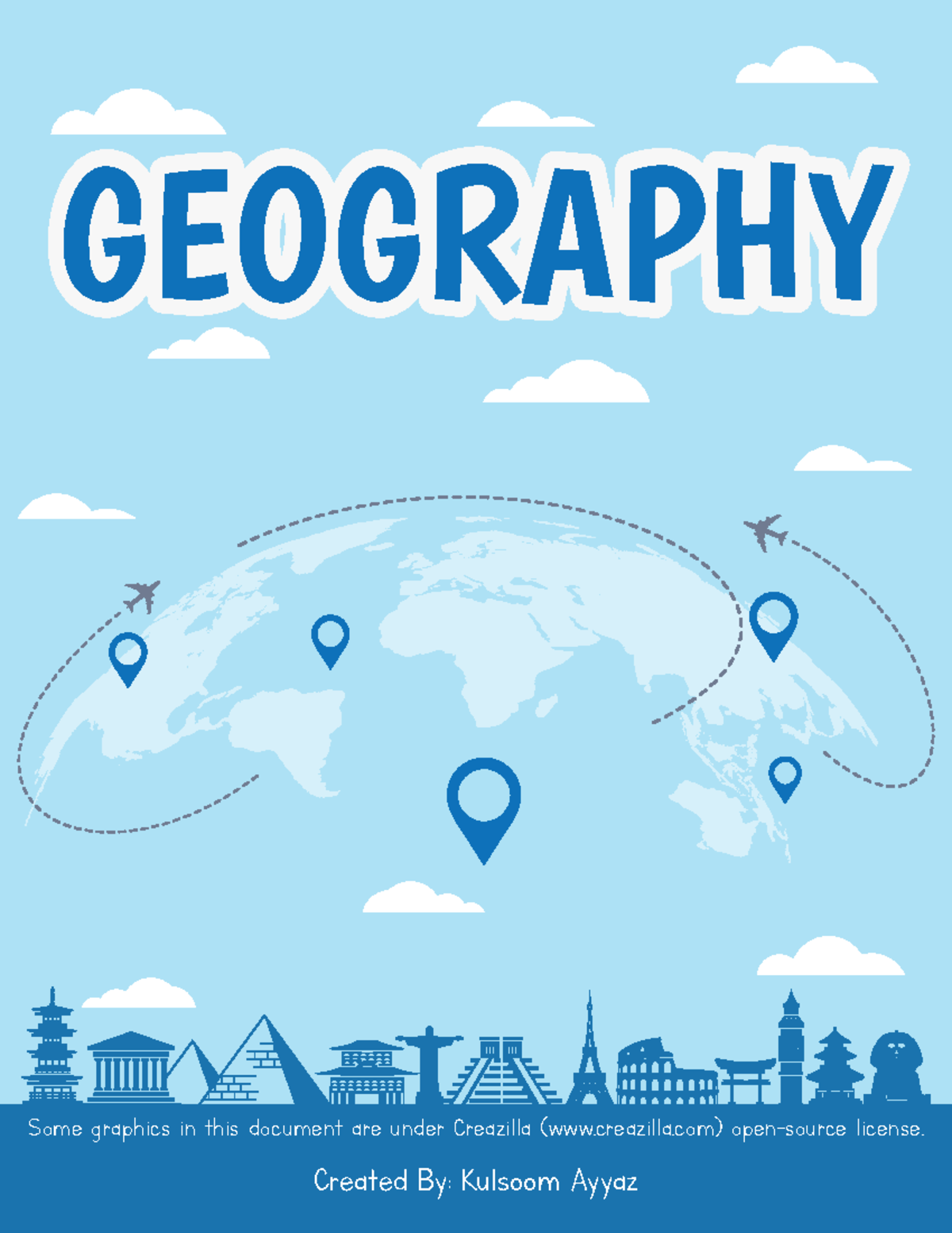Geography - Its about continents - GEOGRAPHY Created By: Kulsoom Ayyaz ...