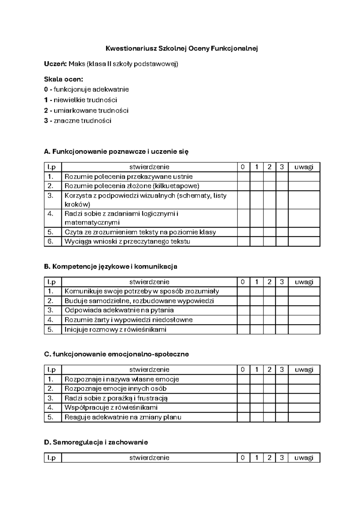 kwestionariusz-szkolnej-oceny-funkcjonalnej-ucznia-kszof-dydaktyka