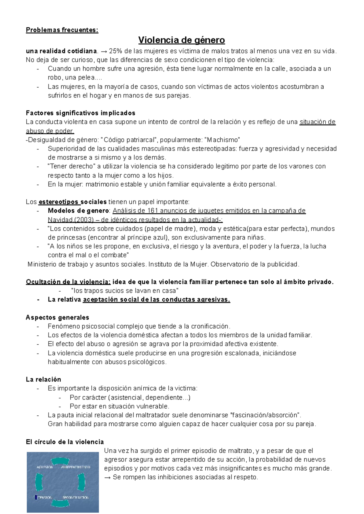 Problemas Frecuentes: Violencia de Género y sus Efectos en la Sociedad ...
