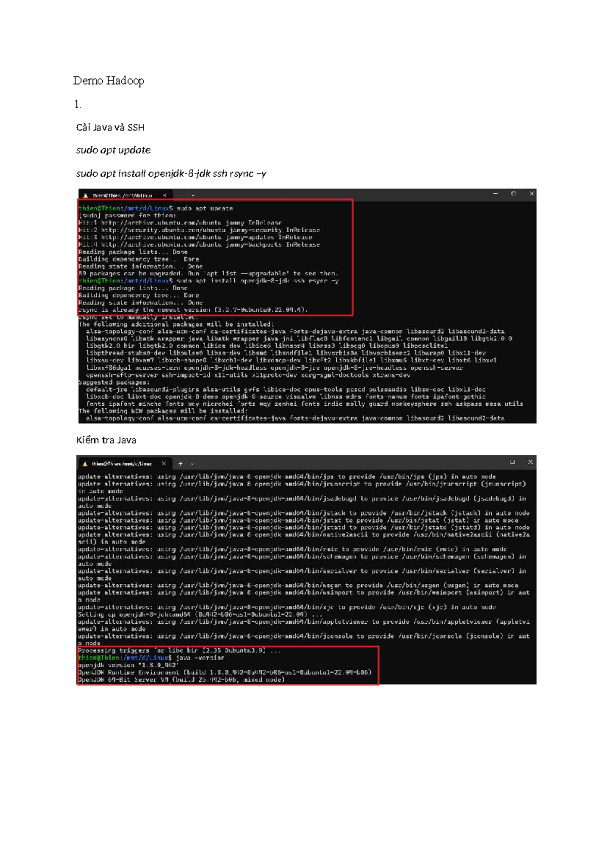 Hadoop Demo Guide - Installation, Configuration & MapReduce - Studocu