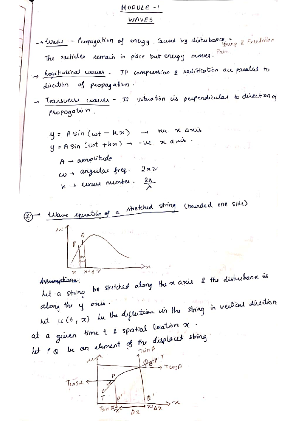 WAV 101: Waves and Energy Propagation - Comprehensive Study Notes - Studocu