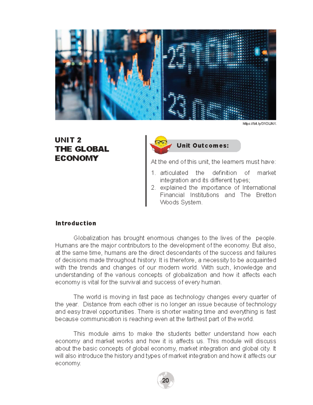 Module 2: The Global Economy - Market Integration & Bretton Woods ...