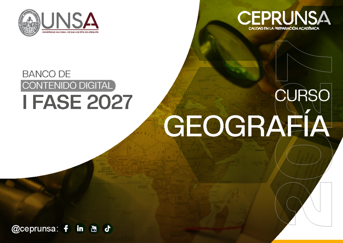 Banco de Contenido Digital I Fase 2027 - Geografía 2027: Espacio Geográfico y - Document Preview