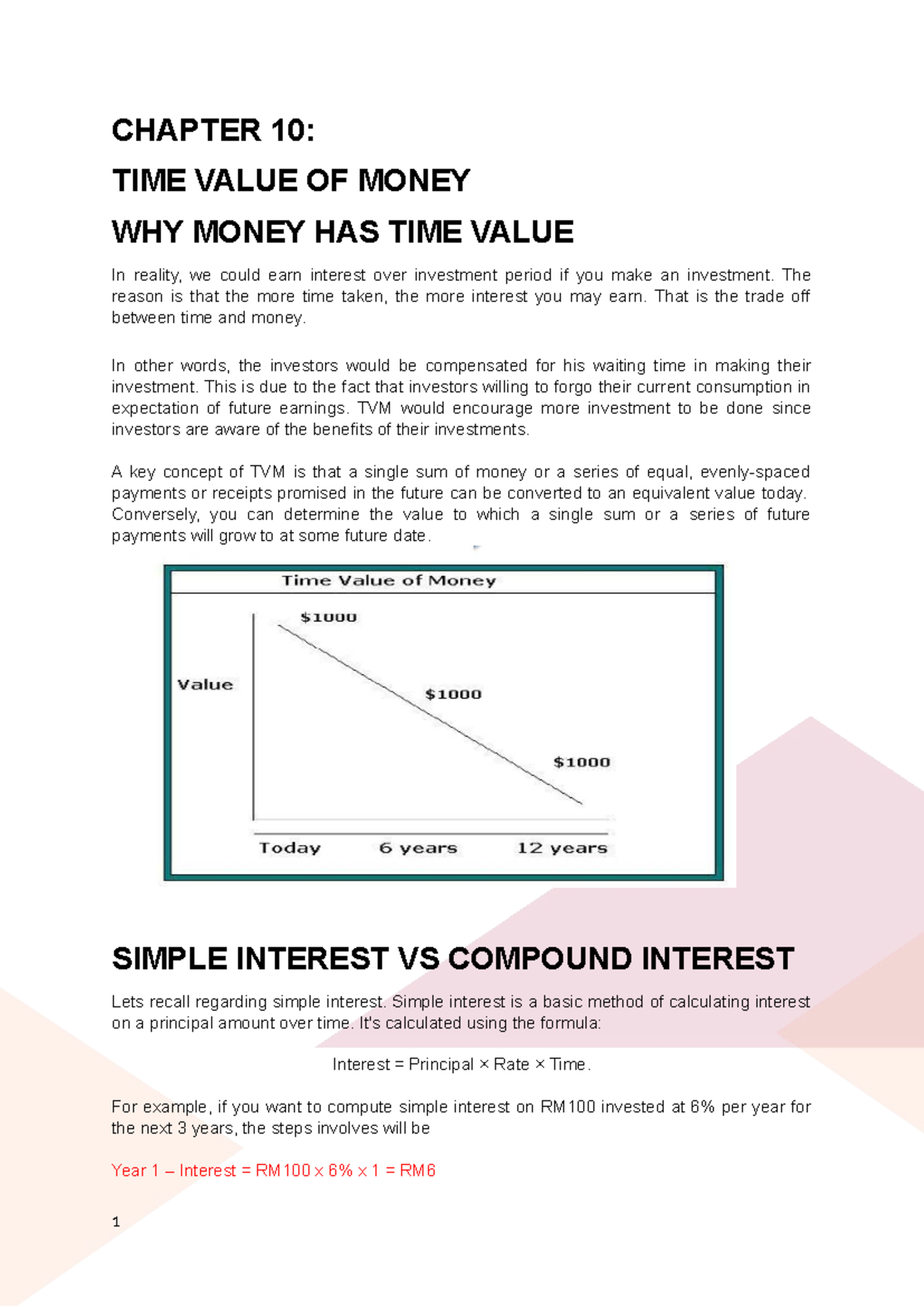 Fin420 Chapter 10 11 Time Value Of Money Capital Budgeting Studocu