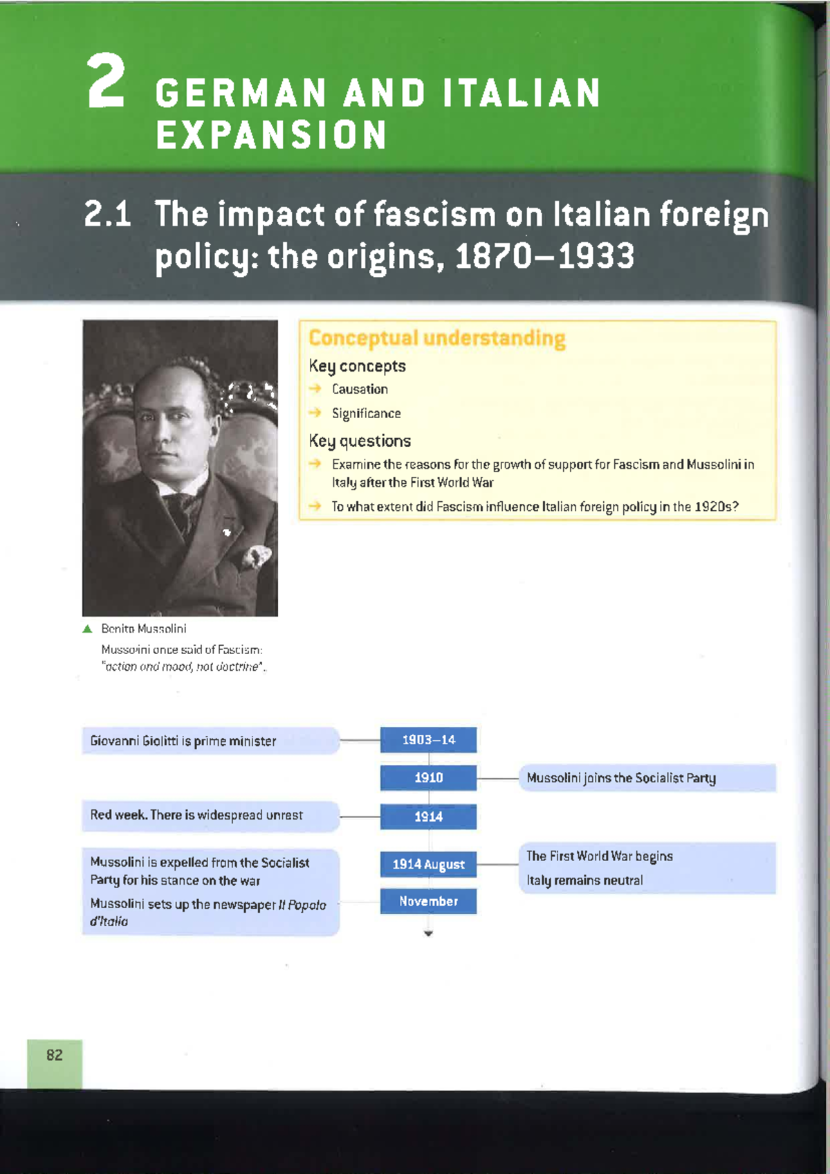 HIST 202: The Impact of Fascism on Italian Foreign Policy Origins - Studocu