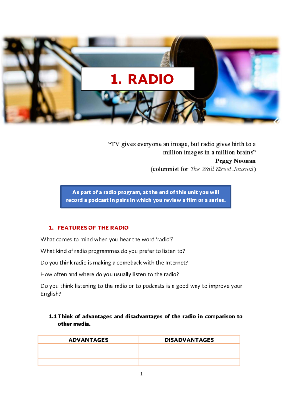 RADIO 101: Exploring Features, Production, and Podcasting Techniques ...