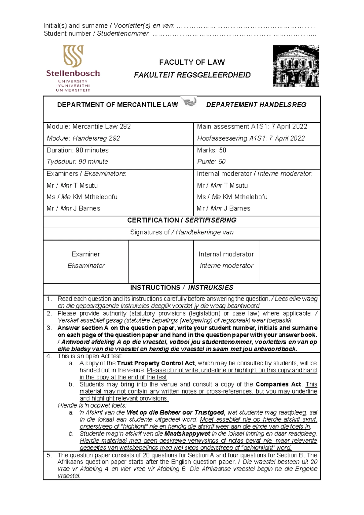 Mercantile Law Notes A1S: Types of Companies Summary and Overview - Studocu