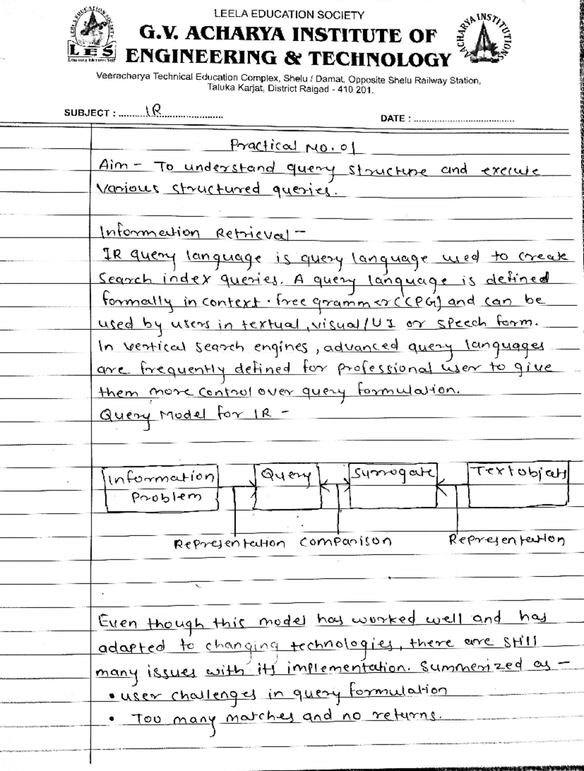 IR NLP - Notes - Computer Engineering - Studocu