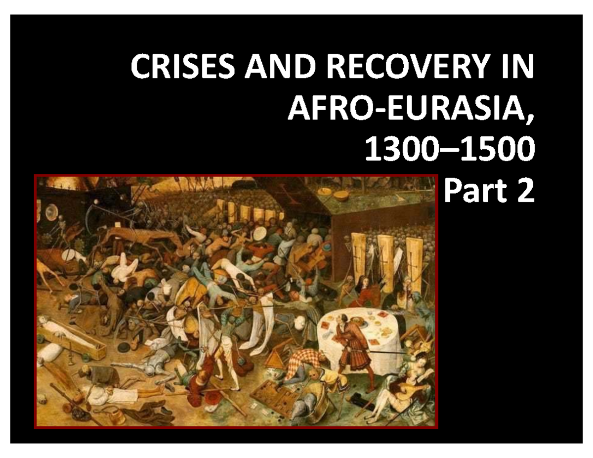 Ming Dynasty Governance and Recovery in China (1368-1644) - Studocu