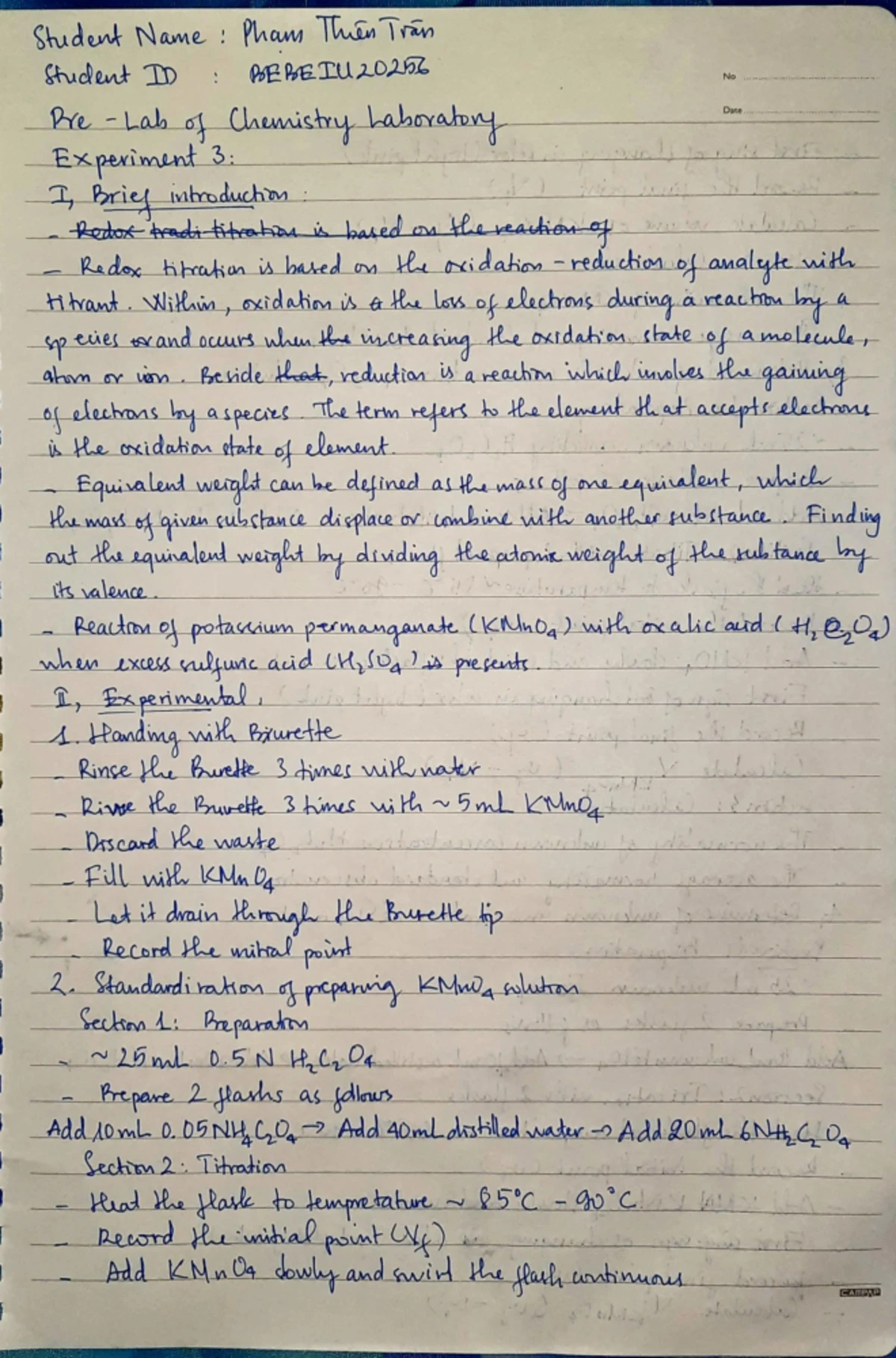 Lab Report for Experiment 5: Simple Distillation - Group 3 - Studocu