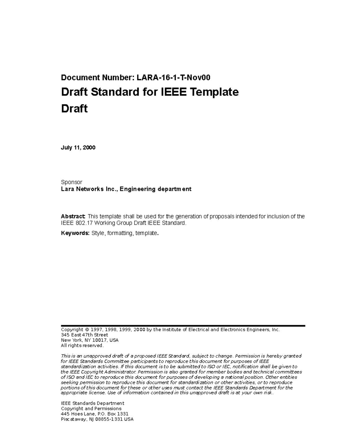 LARA-16-1-T-Nov Template for IEEE Standard Essay Draft - Studocu