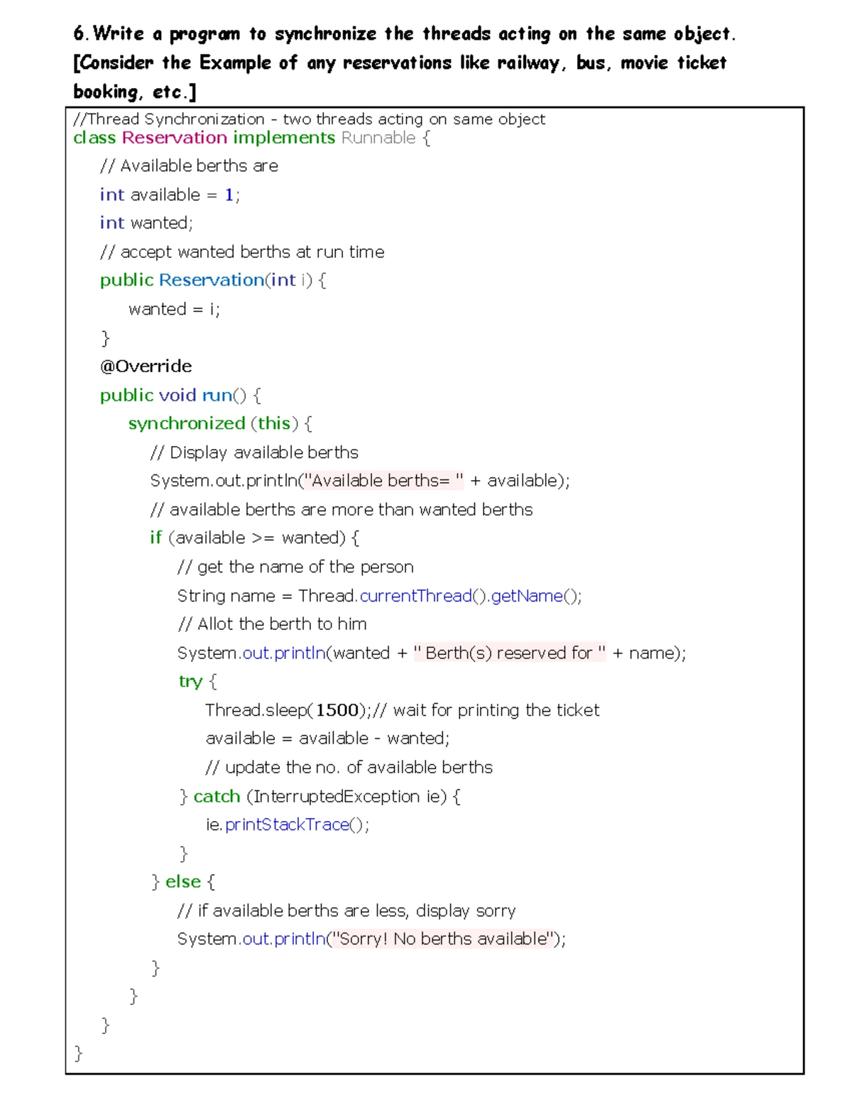 Java Program-7: CRUD Operations on Student Table Using JDBC - Studocu