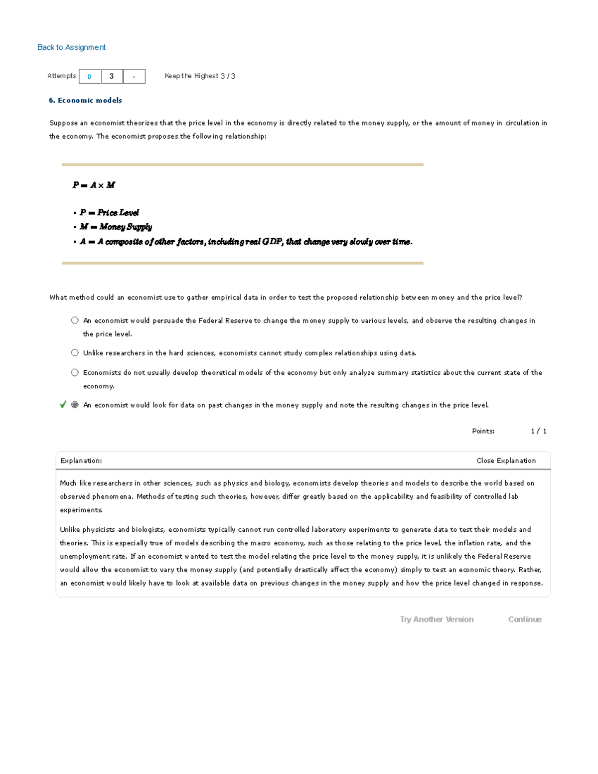 Economic Models: Testing Relationships Between Money Supply & Price ...