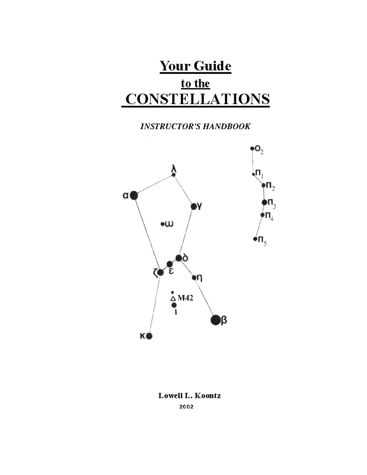 Constellation Guide for Astronomy Instructors (ASTR 101) - Studocu